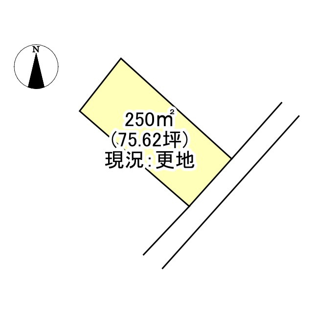 売土地の土地図