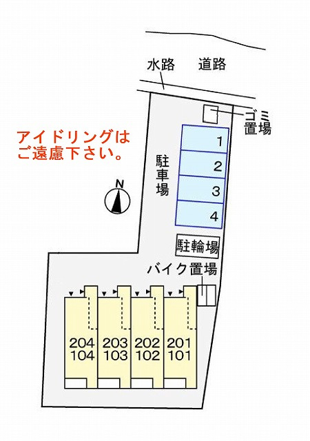 フレーズシュクレの駐車場