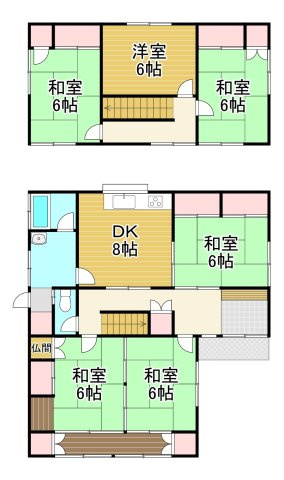 西条市飯岡1969-4　中古戸建の間取り