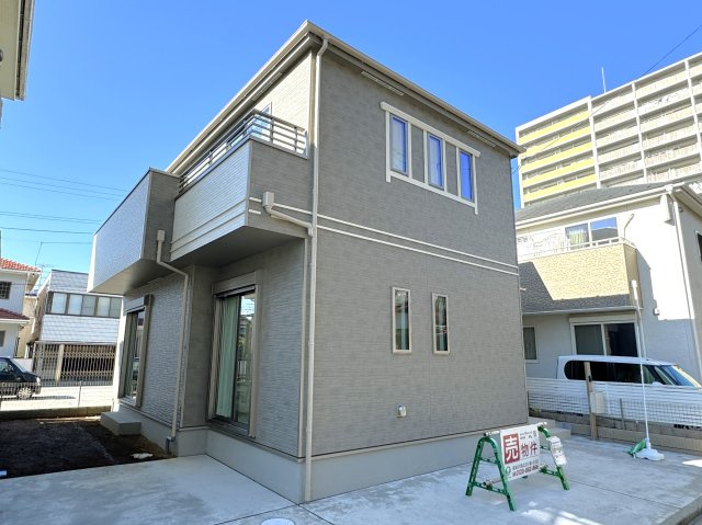 鎌ケ谷市くぬぎ山２丁目新築戸建（くぬぎ山Ⅱ）の外観|完成済み内覧可能です！