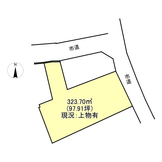 西条市大町1541-1、1607-6の土地図