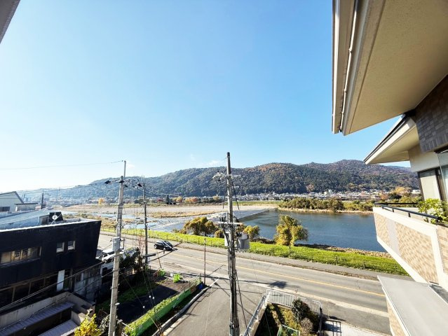グレース嵐山　4階の展望