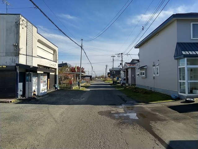 大楽毛3丁目14-14　売土地(公開)の前面道路含む現地写真