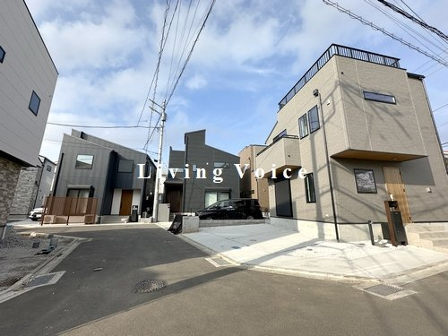 【外観】 | 【仲介手数料０円】相模原市南区鵜野森3丁目　新築一戸建て　全8区画 | 全体　相模原市南区鵜野森3丁目　新築一戸建て　全8区画