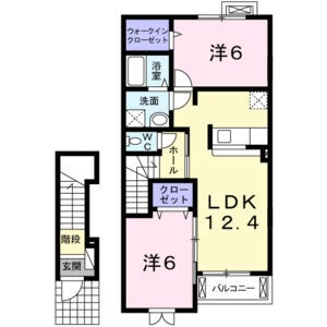 ラフレシールⅡの間取り
