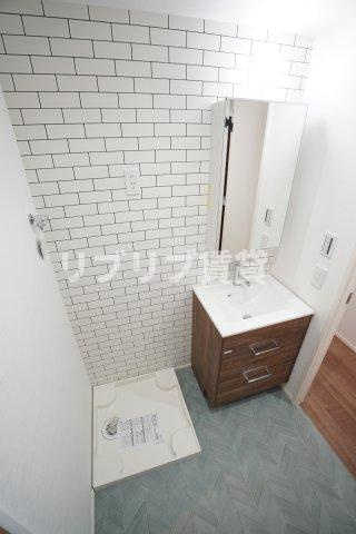 ラテンドール東千葉の洗面所