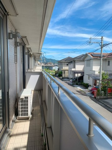 岩出市尼ヶ辻中古物件のバルコニー