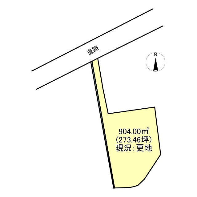 西条市大町85-3の土地図