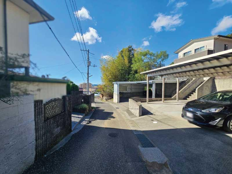 香美市土佐山田町植の前面道路含む現地写真