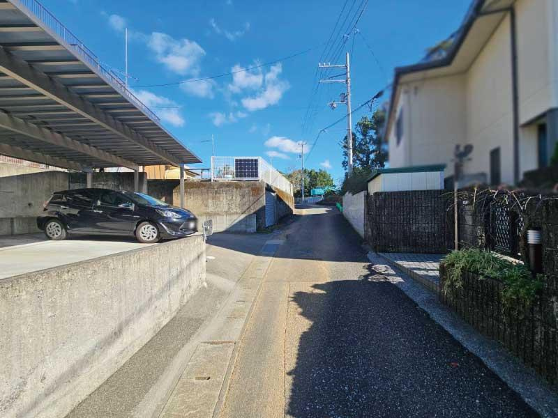 香美市土佐山田町植の前面道路含む現地写真