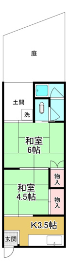 【間取り】 | サンライト雄琴　収益アパート