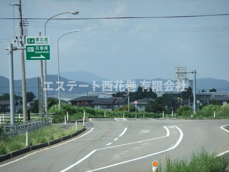 花巻市上根子字米倉　土地の展望