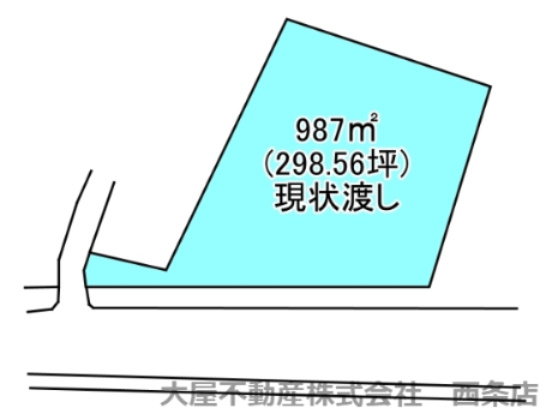 西条市氷見乙819-1の土地図