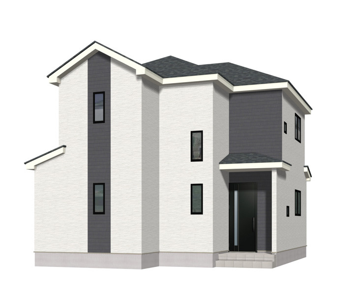 恒久9期　2号棟　新築戸建の外観パース