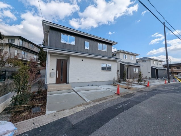 常盤一ノ井町１期１号地/６区画の前面道路含む現地写真