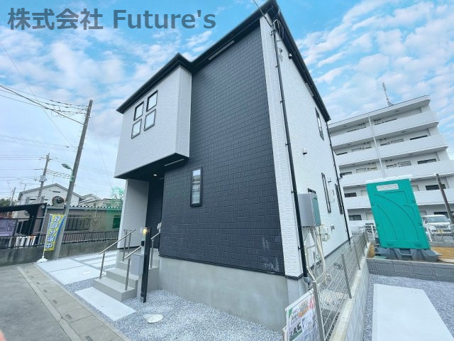 三郷市早稲田6丁目　新築戸建　全3棟　3号棟の外観|敷地面積41.82坪でゆとりのある邸宅