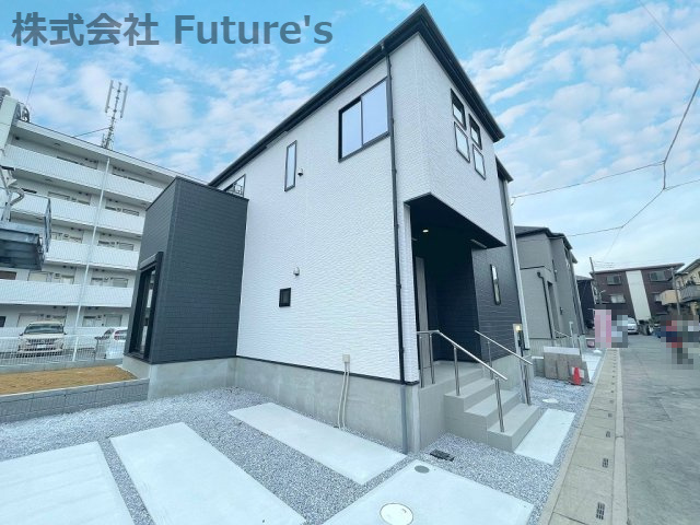 三郷市早稲田6丁目　新築戸建　全3棟　3号棟の外観|JR武蔵野線「三郷」駅バス4分『丹後小学校入口』停歩8分！