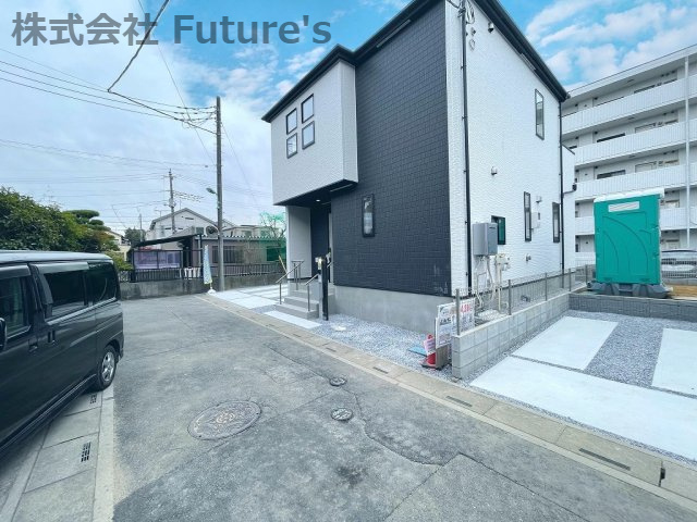 三郷市早稲田6丁目　新築戸建　全3棟　3号棟の前面道路含む現地写真|前面道路含む現地写真です。