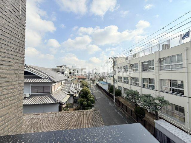大阪市東住吉区鷹合３丁目の賃貸マンションの展望
