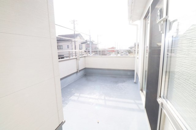 【中古】郡山市久留米5丁目　　　　柴宮小学校、郡山第7中学校のバルコニー