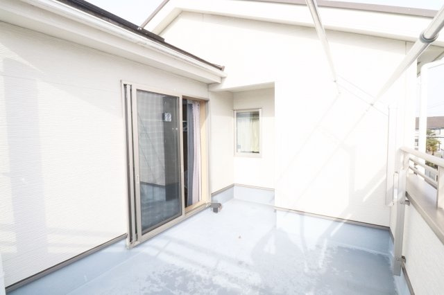 【中古】郡山市久留米5丁目　　　　柴宮小学校、郡山第7中学校のバルコニー