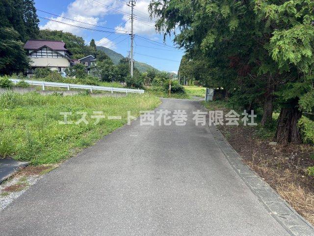 湯本第19地割　土地の前面道路含む現地写真