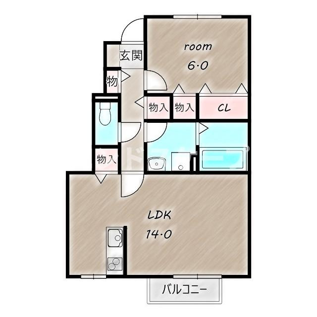 グランシャリオの間取り|高崎、前橋、伊勢崎エリアのお部屋探しはエンドスケープまで！お客様の理想お聞かせ下さい♪