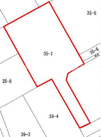 花巻市湯本第19地割の土地図