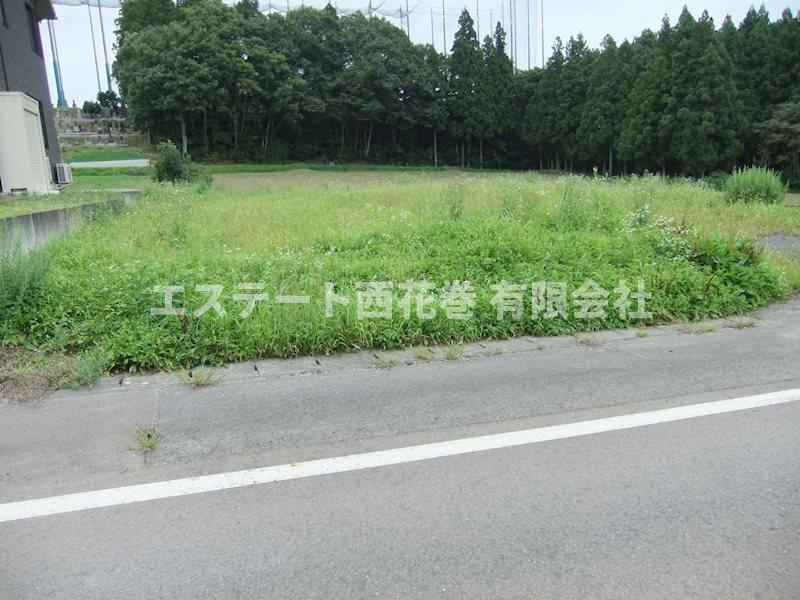 白山長根　Aの前面道路含む現地写真