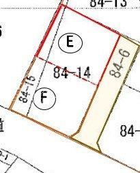 白山長根　Ｅの土地図