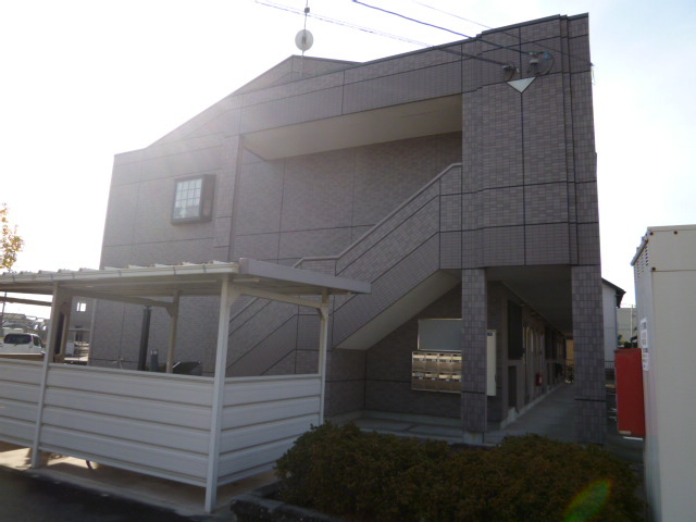 倉敷市連島２丁目のアパートの外観