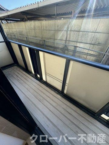グランコートエースのバルコニー