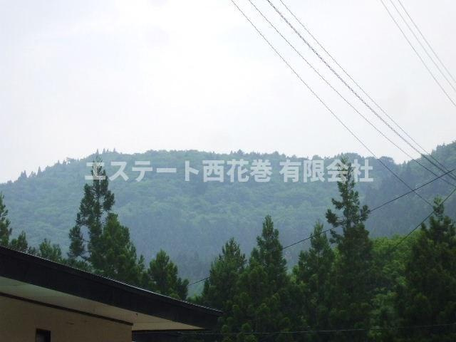 花巻市湯口天王　土地の展望
