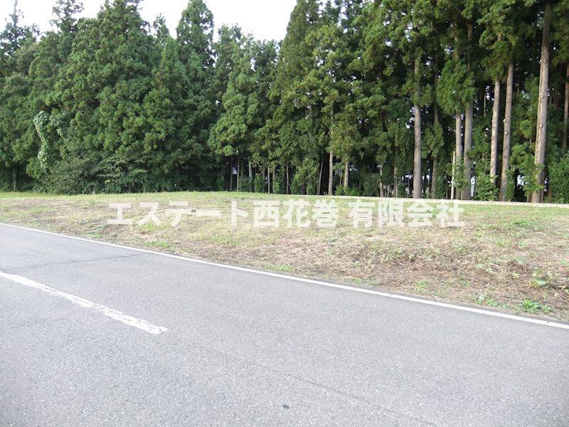 花巻市鍋倉字地森　土地の外観