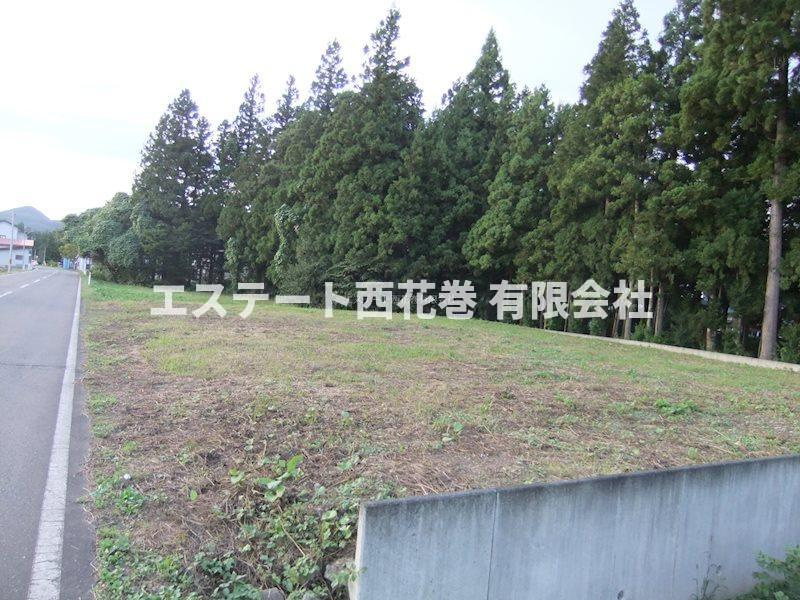 花巻市鍋倉字地森　土地の外観