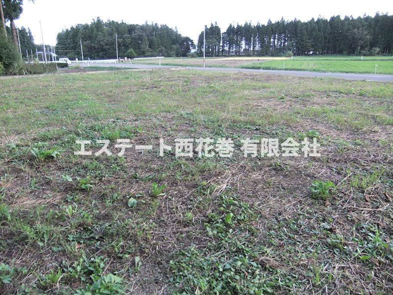 花巻市鍋倉字地森　土地の外観