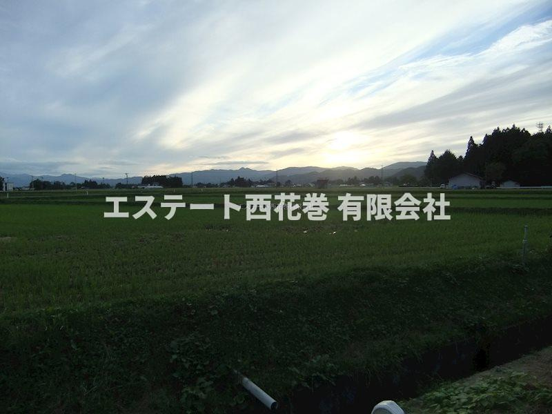 花巻市鍋倉字地森　土地の展望