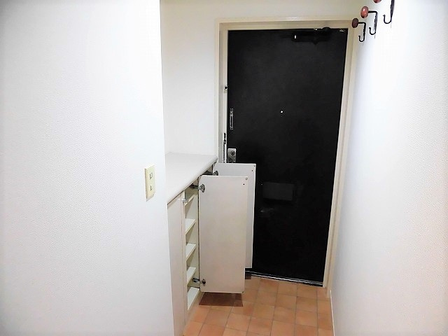 コスモ拝島の玄関