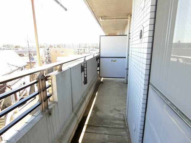 コスモ拝島のバルコニー