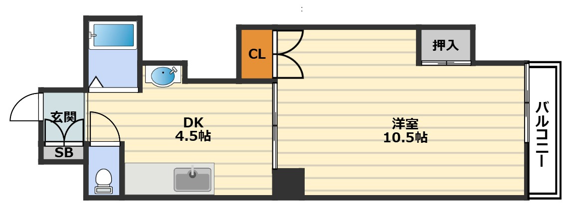長谷川ロイヤルハイツの間取り