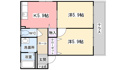【間取り】 | 1階の角部屋です