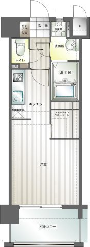 【間取り】 | エンクレスト博多Ⅲ
