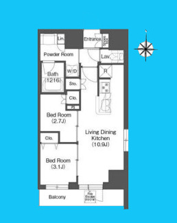 【間取り】 | コンフォリア・リヴ西蒲田 | コンフォリア・リヴ西蒲田