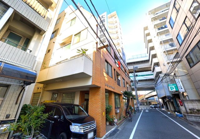 【外観】 | 新板橋駅徒歩2分 オオハシビル 1階 35.3坪 歯科クリニック居抜き