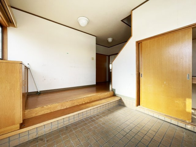 昭和町借家の玄関