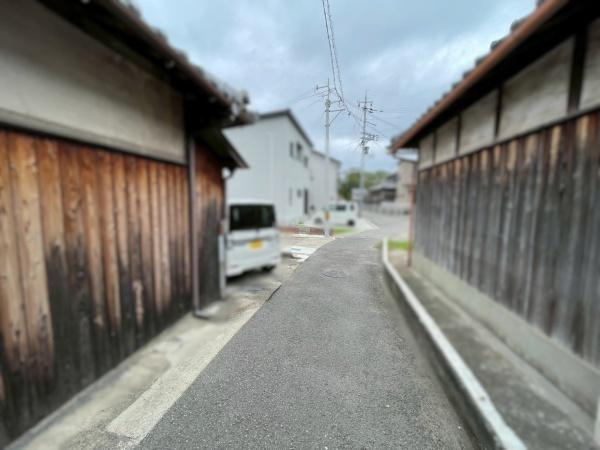 和歌山市榎原　土地の前面道路含む現地写真