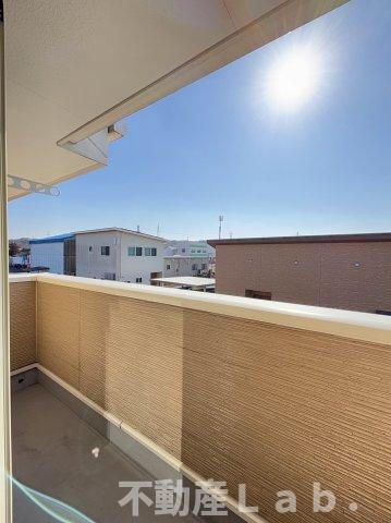 エクセルハウスのバルコニー