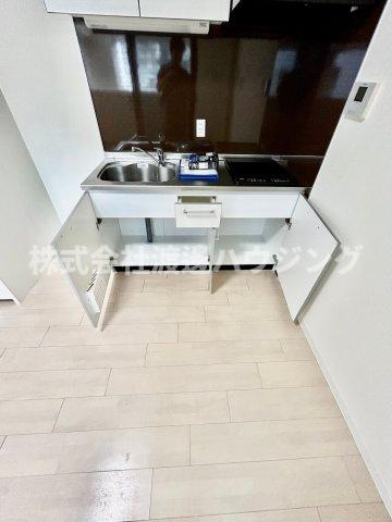 サンレムート江坂セカンドのキッチン|キッチン下収納