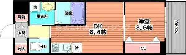 Ksスクエア江坂の間取り
