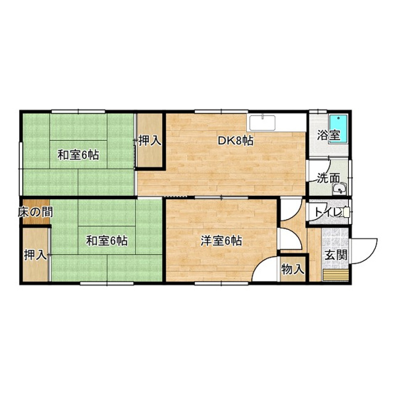 【間取り】 | 坂上借家